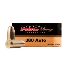 PMC .380 Auto 90gr. FMJ - 50 Rounds