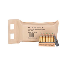 PMC X-TAC Battle Pack 5.56 NATO 62Gr Light Armor Piercing on Stripper Clips - 120 Rounds