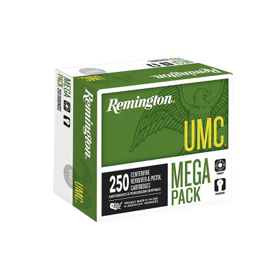 Remington UMC Mega Pack 9mm 115Gr FMJ - 250 Rounds