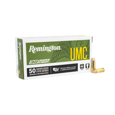 Remington UMC .30 Super Carry 100gr FMJ - 50 Rounds