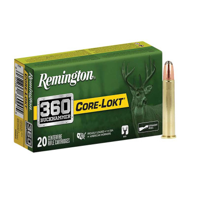 Remington .360 Buckhammer Soft Point Core-Lokt 200GR - 20 Rounds