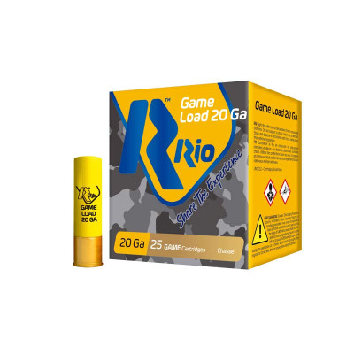 Rio Game Load 20ga 2.75in 1oz #8 Shot - 25 Rounds