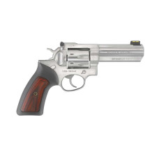 Ruger GP100 .357 MAG - .38 Special 4.2in Barrel Revolver Rubber Grips Wood Insert - 7 Round