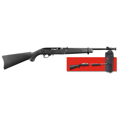 Ruger 10/22 Semi-Auto .22LR Take-Down 16.6in Barrel 10+1 Black Synthetic Stock