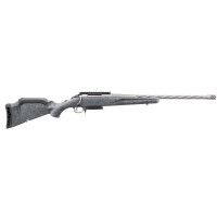 Ruger American GEN II 6mm Creedmoor 3+1 20in Spiral Fluted Threaded Rifle - Grey