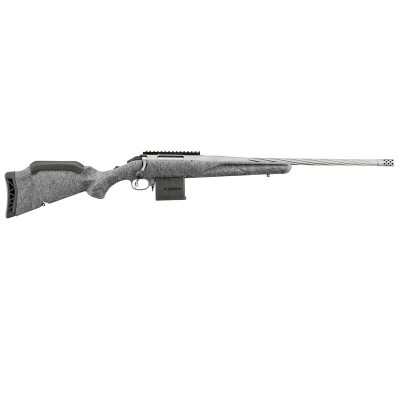 Ruger American GEN II .204 Ruger 20in Spiral Fluted Threaded Rifle - Grey