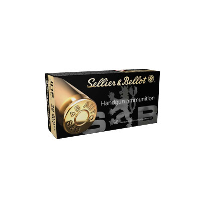 Sellier & Bellot SB45C .45 Auto 230gr JHP- 50 Rounds