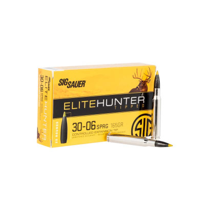 Sig Sauer Elite Hunter Tipped .30-06 WIN 165Gr Controlled Expansion Tip - 20 Rounds