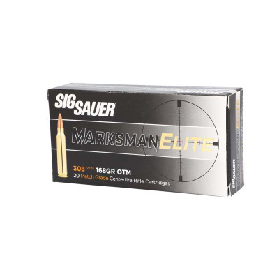 Sig Sauer Marksman Elite .308 WIN 168Gr Open Tip Match - 20 Rounds