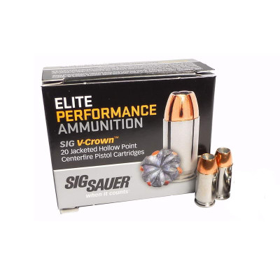 Sig Sauer V-Crown Elite .357 SIG JHP 125gr - 20 Rounds