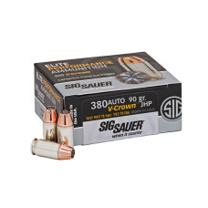 Sig Sauer Elite V-Crown .380 ACP 90gr JHP - 20 Rounds