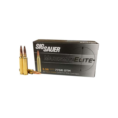 Sig Sauer Marksman Elite .223 REM 77gr Open Tip Match (OTM) - 20 Rounds