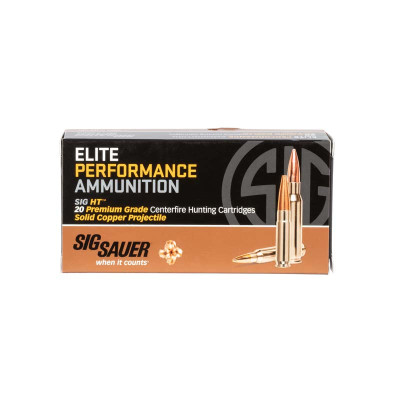 Sig Sauer Elite Copper Hunting 6.5 Creedmoor 120Gr Jacketed Hollow Point - 20 Rounds