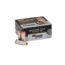 Sig Sauer Elite V-Crown JHP 9mm 115gr - 50 Rounds