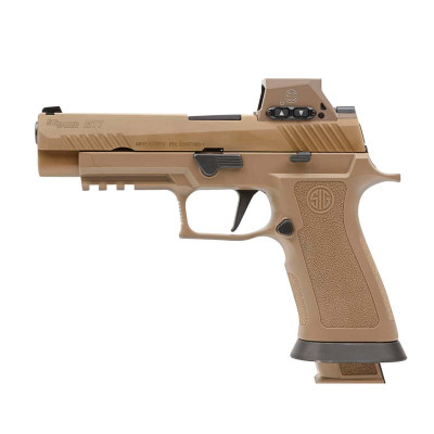 Sig Sauer M17X 9mm 4.7in Barrel 17/21+1 - FDE - Sig Romeo-M17 Optic