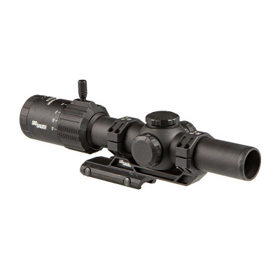 Sig Sauer Electro-Optics Tango-MSR LPVO 1-10x28 34mm Illuminated Red MSR BDC10 Reticle with Throw Lever and Mount