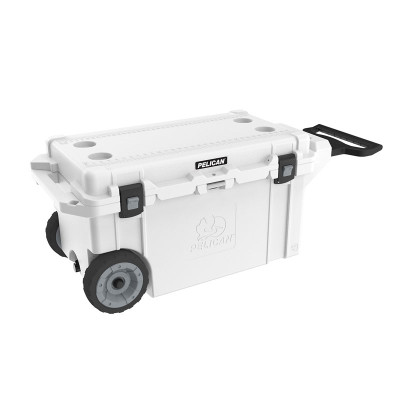 Pelican ProGear Elite Wheeled Cooler - 80 Qt. - White