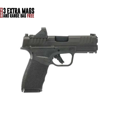 Springfield Armory HellCat Pro OSP 9mm 3.7in 15+1 Black Gear Up Pkg- Viridian RFX-11 Green Dot