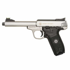 Smith & Wesson 22LR Victory Pistol 5.5" Threaded Barrel, 10+1, Stainless