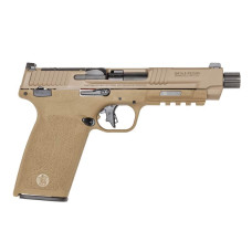 S&W M&P 5.7 5.7x28mm 22+1 5in Armornite Tempo System/Threaded Barrel Optics Ready - FDE