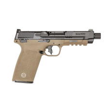 S&W M&P 5.7 5.7x28mm 22+1 5in Threaded Barrel Optics Ready - FDE/Black