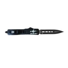 Templar Knife Slim Come and Take It AR Black Dagger - Automatic OTF Knife