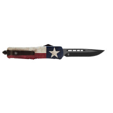 Templar Knife Slim Captain Black Drop Point - Automatic OTF Knife