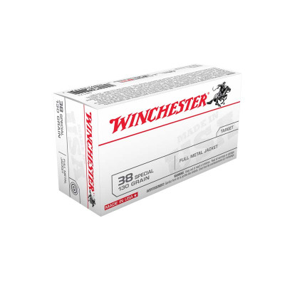 Winchester 38 Special 130gr FMJ - 50 Rounds