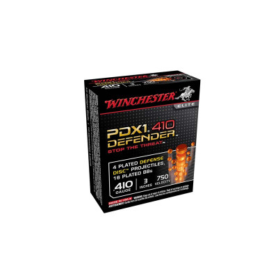 Winchester PDX1 Defender Combo 410 ga. 3in 4 Defense Discs 16 BBs Shot - 10 Rounds