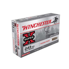 Winchester Super-X .243 Power-Point 100gr. Rifle Ammunition - 20 Rounds