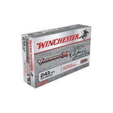 Winchester Varmint-X .243 58gr. Polymer Tip Rapid Expansion Rifle Ammunition - 20 Rounds