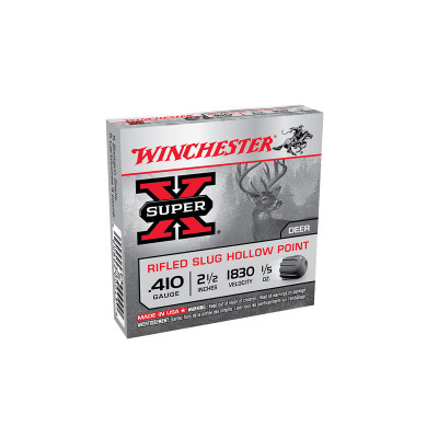 Winchester Super X .410ga 2.5in 1/5 oz Rifled Slug  - 5 Rounds - LIMIT 2