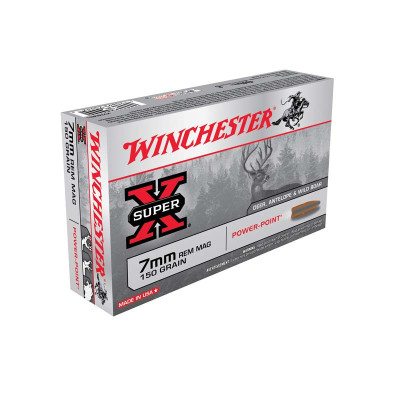 Winchester Super-X 7mm Rem Mag 150gr Power Point - 20 Rounds