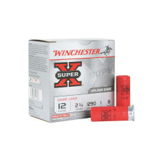 Winchester Super-X 12ga 2.75in 1oz #8 Shot Ammunition - 25 Rounds