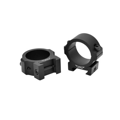 Warne Vapor Horizontal Ring Set 1in Black - Medium